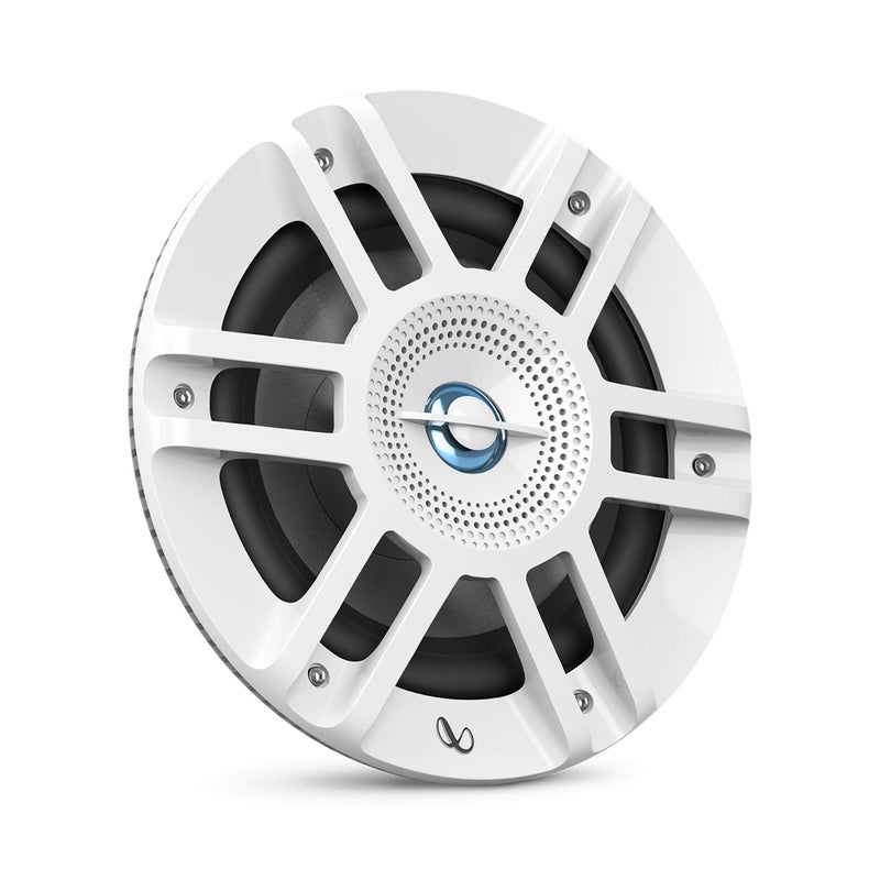 Infinity KAPPA6120MAM - Kappa Marine KAPPA6120M White 6.5" Premium 2-Way RGB LED Coaxial Speakers - Image 2